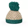 FIFTYEIGHT PRODUCTS Egg Cup Beanie Ivory/Emerald