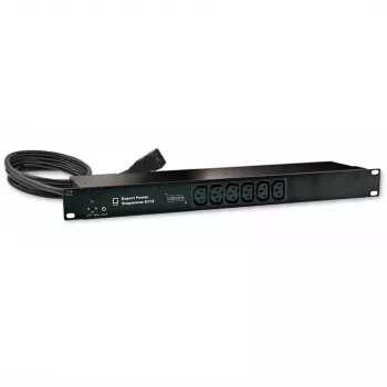 GÜDE 8112-6 Sequencer C19 UES Filter 6xC13 CEE320 C19 - perjungiamas PDU 1U stelažinis