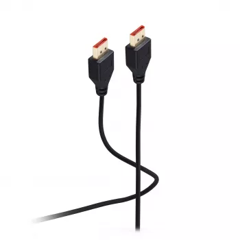 SHIVERPEAKS Flexline DisplayPort Cable 1.4, Male to Male, UHD 8K, Extra Thin, Black, 1,0m (FL31-69025)