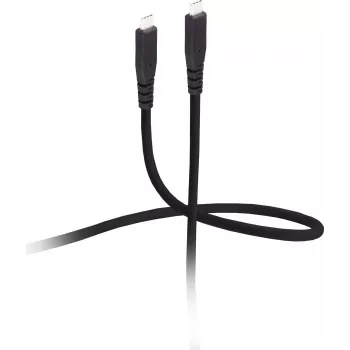 FLEXLINE USB-C į USB-C laidas 3.2 Gen 2x2 TPE 0,8 m juodas