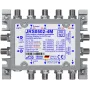 JULTEC JRS0502-4M 4x1 SAT/Vardinis Multiswitch, 2 Išėjimai, DiSEqC 1.0/2.0, JRM Technologija