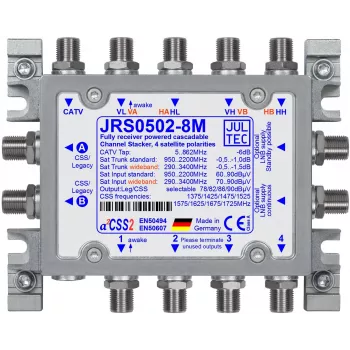 JULTEC JRS0502-8M Single Cable Multiswitch 5/2/8 UB