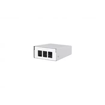 Metz Connect Keystone AP Housing 3 Port Pure White, Uncovered