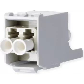 METZ CONNECT OpDAT LC Duplex Multimode modulis su keramine ferule, smėlio spalvos