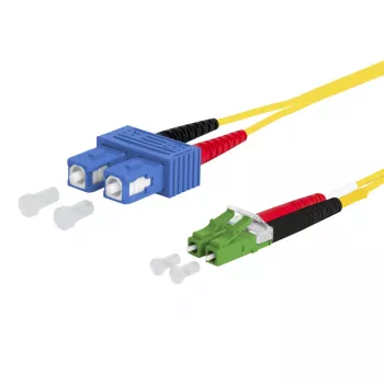 METZ CONNECT OpDAT SC-D/LC-D APC OS2 2,0 m jungiamasis laidas