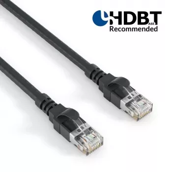 PureLink AVIT Media Series CAT 6a SFTP Patch Cable RJ-45 (M) to RJ-45 (M) 25 m Black LSZH