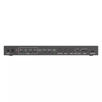 PureLink PT-SW-HD41-48G 4x1 HDMI 2.1 jungiklis - 48Gbps - 8K 60Hz 4:2:0 12-bit garso išskyrimas ir KVM jungiklis - 4 prievadai