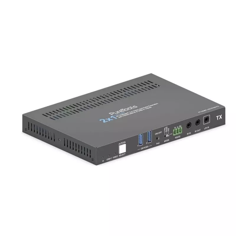 PureLink 2x1 18Gbps HDBaseT 3.0 KVM Transmitter PT-HDBT-1021KVM-TX