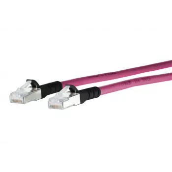 METZ CONNECT Cat.6A S/FTP Patch Cable 2m Violet