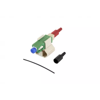 METZ CONNECT 1509QAEA0010-E SC OS2 Single-mode Green Field Assembly Connector 10 Pieces