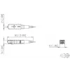 METZ CONNECT 1509QAEA0010-E SC OS2 Single-mode Green Field Assembly Connector 10 Pieces
