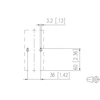 METZ CONNECT 130861-0202KE Sieninis šviesolaidinis lizdas LC-Duplex OM4 2 prievadai baltas