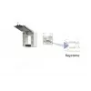 METZ CONNECT 1309471002KI Flush-Mount Housing with Hinged Lid and Lock, Pure White