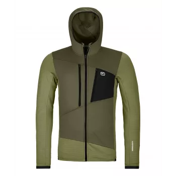 Ortovox Fleece Grid Hoody Hoodie Wild Herbs M