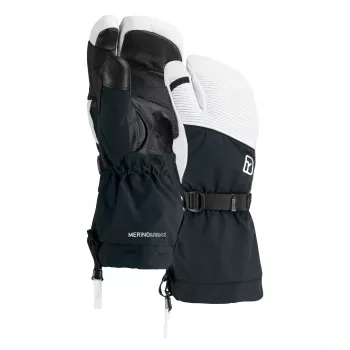 Ortovox Freeride 3 Finger Glove Pro - Black Raven/Black, Size L