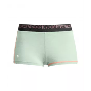 Ortovox 185 Rock'N'Wool Hot Pants Women's Thermal Boxer Briefs - Green Acid, Size S