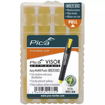 PICA-MARKER Pica VISOR Permanent Replacement Refills Geltona (10 vnt.)