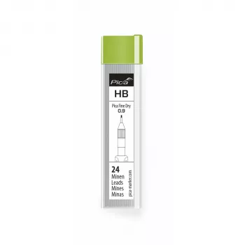 PICA-MARKER Pica Fine-Dry Papildymo Šerdys HB – 12 vnt., 0,9 mm, Grafitas, Juoda