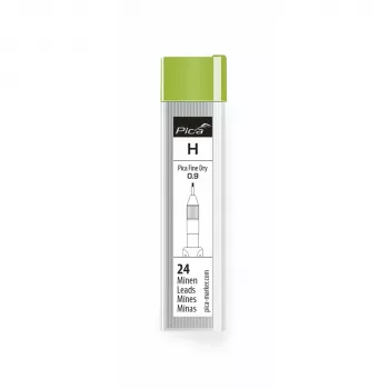 PICA-MARKER Pica Fine-Dry Refills H - 10 šerdelių, 0,9 mm, grafitas