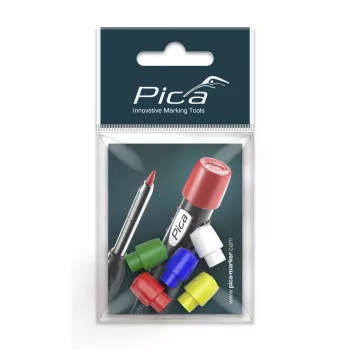 PICA-MARKER Pica Accessory Set spalvoti dangteliai, skirti Pica-Dry