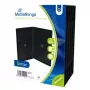 MEDIARANGE Retail Pack DVD Case Double - DVD Video Box - Talpa: 2 CD/DVD - Juoda (5 vnt. pakuotė)