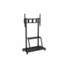 Celexon Economy 55110MP Mobilus televizoriaus stovas plokščiaekraniams, dažytas plienas, matinė juoda, ekrano dydis 139,7-279,4 cm (55-110 inch)