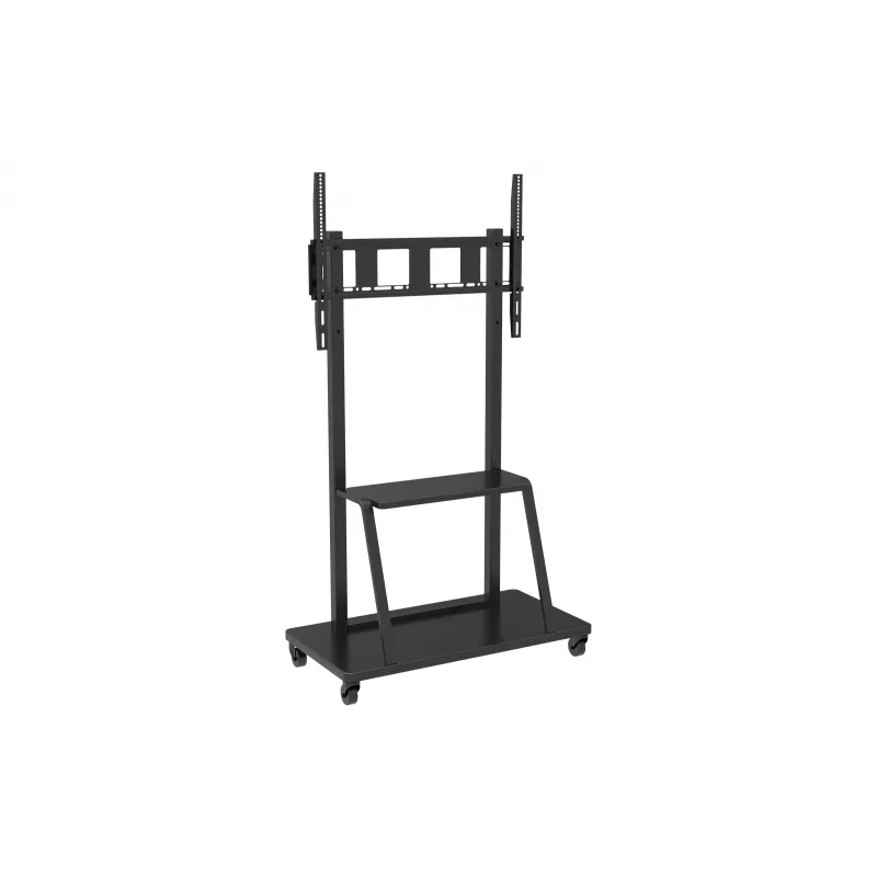 Celexon Economy 55110MP Mobilus televizoriaus stovas plokščiaekraniams, dažytas plienas, matinė juoda, ekrano dydis 139,7-279,4 cm (55-110 inch)