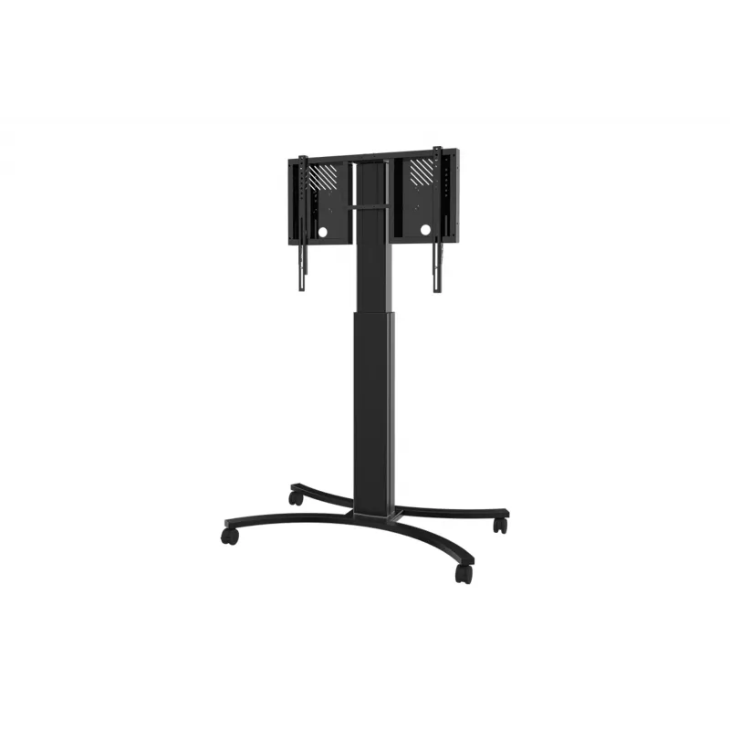 celexon Expert Adjust-4286MB elektrinis reguliuojamo aukščio ekrano vežimėlis, 42–86 colių, iki 136 kg, juodas
