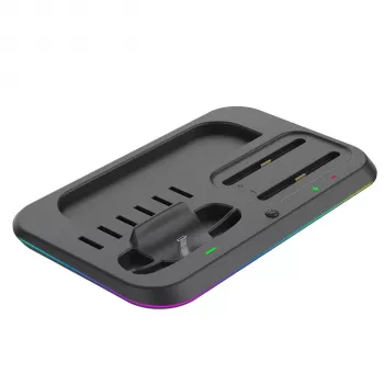 ready2gaming Nintendo Switch 2 Charging Dock - 4 Joy-Con Įkroviklis su LED indikatoriais, juodas
