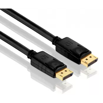 PureLink PureInstall DisplayPort kabelis 7,5 m – DisplayPort 1.2, 4K 60 Hz, auksuoti kontaktai, juodas