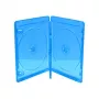 MEDIARANGE BOX38-3-30 Blu-ray dėklas 3 diskams, mėlynas, permatomas, plastikinis, 120 mm, RoHS