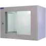 RESISTER 19 colių tinklo spinta Pro Aktiv – IP54/IP55 – stiklinės durys – 12U – 600x600 mm – aktyvus ventiliatorius – filtras – šviesiai pilka (RAL 7035)
