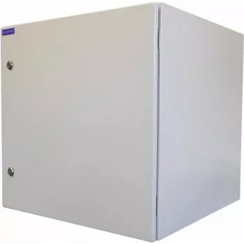 RESISTER 19 colių tinklo spinta Pro Aktiv – apsaugos klasė IP54/IP55 – vientisos plieninės durys – 12U – plotis × gylis 600×600 mm – aktyvus ventiliatorius – filtras – šviesiai pilka (99RRA19WV126MG)