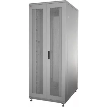 IT-BUDGET 19-Inch Network Rack SRK - 42U - 800x800 mm - Perforuotos dvigubos durys priekyje ir gale - Kabelių kanalai - Surinktas - Šviesiai pilkas (RAL 7035) (99ITB19SRK4288DTGNM)