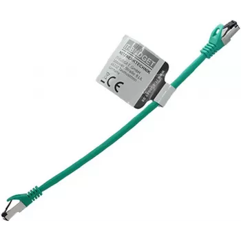 IT-BUDGET Full Copper Premium Patch Cable - Flex AWG 26 - Cat.8.1 - 2000 MHz - Halogen-Free - PoE+ - 40 Gbit - Green - 0,5 m (90ITBFLEX81PK050GR)
