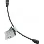 IT-BUDGET Full Copper Premium Patch Cable - Slim AWG 28 - Cat.8.1 - 2000 MHz - Halogen-Free - PoE+ - 40 Gbit - Black - 0,25 m