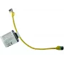 IT-BUDGET Full Copper Premium Patch Cable - Slim AWG 28 - Cat.8.1 - 2000 MHz - Halogen-Free - PoE+ - 40 GBit - Yellow - 0,25 m