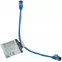 IT-BUDGET Full Copper Premium Patch Cable - Slim AWG 28 - Cat.8.1 - 2000 MHz - Halogen-Free - PoE+ - 40 GBit - Blue - 0,25 m