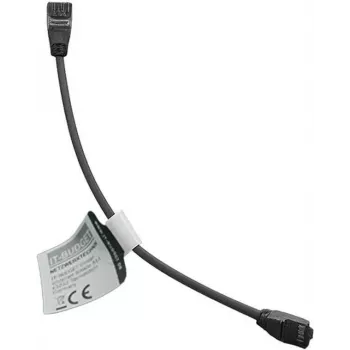 IT-BUDGET Full Copper Premium Patch Cable - Slim AWG 28 - Cat.8.1 - 2000 MHz - Halogen-Free - PoE+ - 40 Gbit - Black - 0,50 m