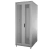 IT-BUDGET 19-Inch Network Cabinet SRK - 38U - Width 800mm x Depth 800mm - Perforated Double Doors Front and Rear - Cable Channels - Flatpack - Light Grey (90ITB19SRK3888DTGN)