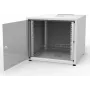 IT-BUDGET 19 inch tinklo spinta SJB - 10U - 600x600 mm - stiklinės durys - galinė panelė - šviesiai pilka (W-3987-01-01-011-BBL)