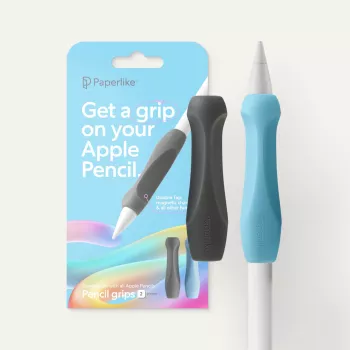 Paperlike Pencil Grips V2, pilkos/mėlynos spalvos, 2 vnt. rinkinys