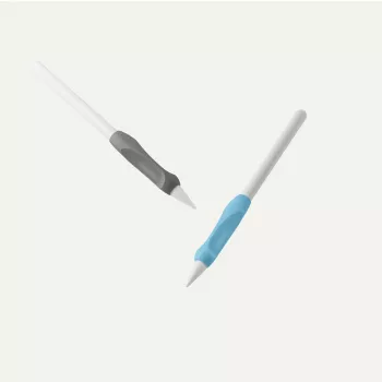 Paperlike Pencil Grips V2, pilkos/mėlynos spalvos, 2 vnt. rinkinys
