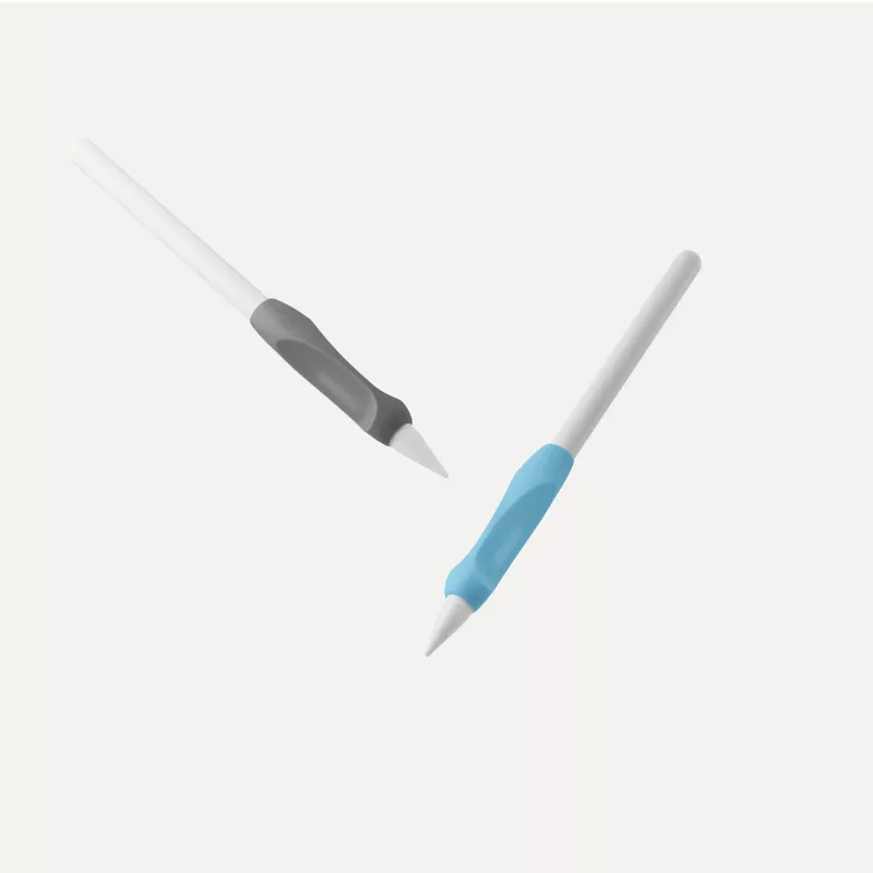 Paperlike Pencil Grips V2, pilkos/mėlynos spalvos, 2 vnt. rinkinys