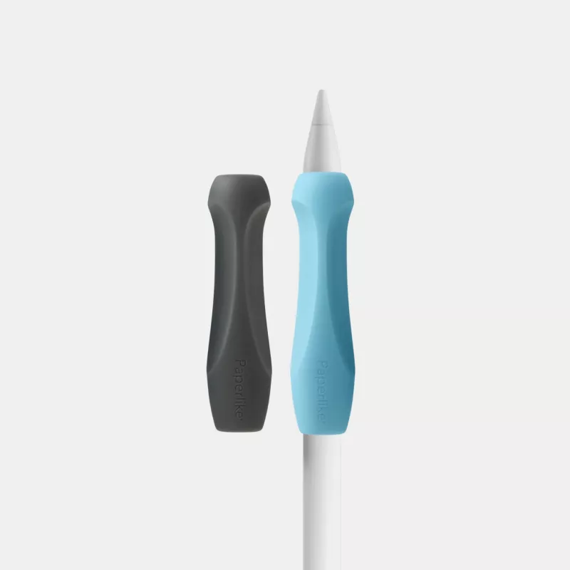 Paperlike Pencil Grips V2, pilkos/mėlynos spalvos, 2 vnt. rinkinys