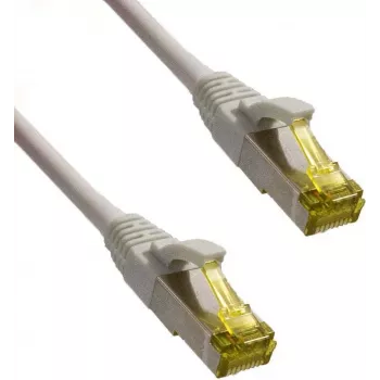 IT-BUDGET Full Copper Premium Patch Cable - Super Flex TPE - Cat.6A - su Cat.7 žaliava - 600 MHz - Halogen-Free - PoE+ - 10GBit - Pilka - 3 m (90ITBFLEX6A7PK3G)