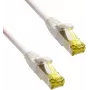 IT-BUDGET Full Copper Premium Patch Cable - Super Flex TPE - Cat.6A - su Cat.7 žaliava - 600 MHz - Halogen-Free - PoE+ - 10GBit - Baltas - 1,5 m