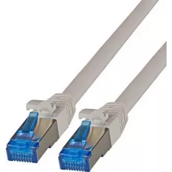 IT-BUDGET Full Copper Premium Patch Cable - Super Flex TPE - Cat.6A - 500MHz - LSZH - PoE+ - AWG 27 - Grey - 1,50 m