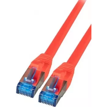 IT-BUDGET Premium Patch Cable - Super Flex TPE - Cat.6A - 500MHz - LSZH - PoE+ - AWG 27 - Red - 1,50 m