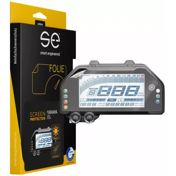 smart.engineered SE-DCP-2-0102-0076-1-M Apsauginė plėvelė prietaisų skydeliui, skirta Yamaha R3 (2019+), R25 (2019+), MT-03 (2020+) - permatoma